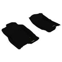 3D MAXpider Custom Fit Kagu Floor Mat (Black) Compatible with Ford Explorer 2006-2010 - Front Row