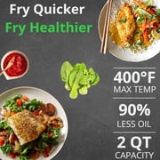 NutriChef PKAIRFR18 - Countertop Air Fryer Oven Cooker - Healthy Kitchen Convection Air Fry Cooking