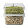 thumbnail image 2 of Rubbermaid Commercial Products RCP 6304 CLE 4 Quart Space Saver Square Container - Clear, 2 of 4