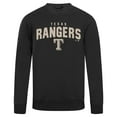 thumbnail image 2 of Men's Levelwear Black Texas Rangers Zane Team Arch Pullover Sweatshirt, 2 of 3