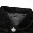 thumbnail image 5 of SUXIAN Women's Winter Shawl Elegant for Wedding Bride and Formal Occasions Black L, 5 of 7