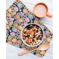 thumbnail image 3 of Easter Eggs Kitchen Dish Towels for Drying Dishes Set of 2, Colorful Eggs Spring Flowers Leaves Farm Navy Blue Waffle Weave Microfiber Hand Tea Bathroom Towels Quick Dry & Absorbent Towel 12x12, 3 of 7