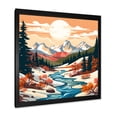 thumbnail image 2 of Designart "Vibrant Colorado Winter Peaks II" Food & Beverage Framed Wall Art Decor - Traditional Orange Fruits Bedroom Framed Canvas Wall Art, 2 of 6
