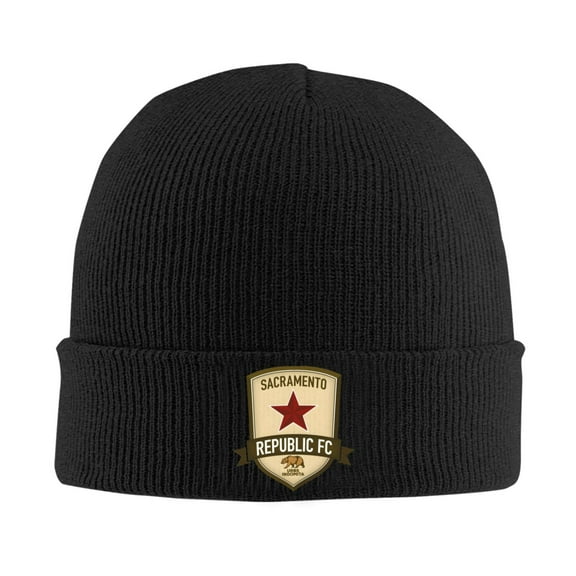 Sacramento Republic Fc Knitted Winter Beanie Warm Acrylic Hat