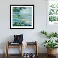 thumbnail image 3 of Art.com Lily Pond I Art Print by Silvia Vassileva, Black Frame Wall Art, 38" x 38", 3 of 5