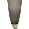thumbnail image 3 of Saltoro Sherpi Glass Vase with Inverted Bell Design Shade, Set of 4, Gray and Bronze, 3 of 5