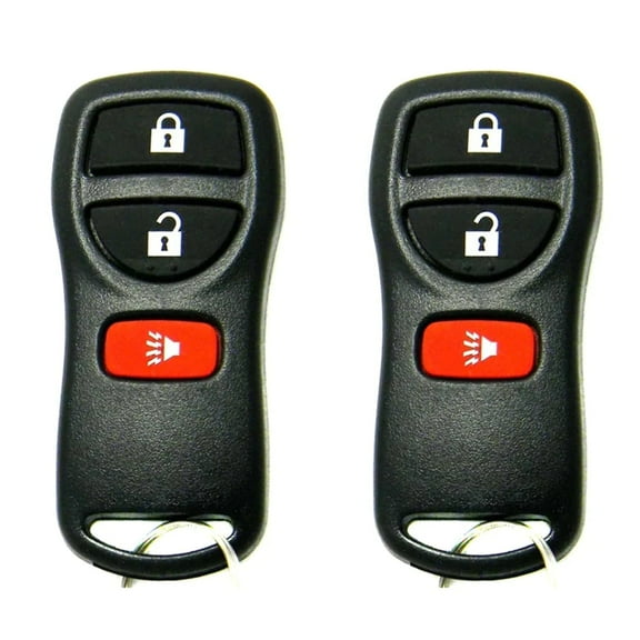 AKS KEYS New Replacement for Nissan 2002-2014 Keyless Entry Remote 3B - KBRASTU15 (2 Pack)