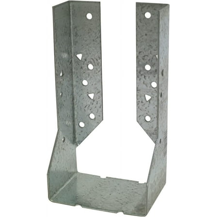 Simpson Strong-Tie HUC ZMAX Galvanized Face-Mount Concealed-Flange Joist Hanger for 4x8
