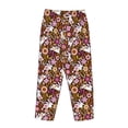 thumbnail image 3 of Lsque Flower Bunny Print Women's Pajama Pants, Lounge Pant - Comfortable Home Wear,Elastic Waistband, Stylish Design-X-Large, 3 of 9