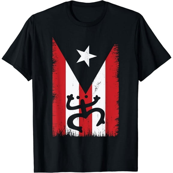 Vintage Boricua Puerto Rican Puerto Rico Flag Retro T-Shirt