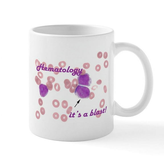 CafePress - Hematology, It's A Blast! Mugs - 11 oz Ceramic Mug - Novelty Coffee Tea Cup