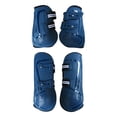 thumbnail image 2 of S SERENABLE 4 Pcs Support de Bottes de Cheval Protection de Jambe pour Saut Équitation Accessoires Équestres Marine TG, 2 of 9