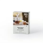 Better Homes and Gardens Sylvan Clear Glass Decanter and DOF 3 Pack Set