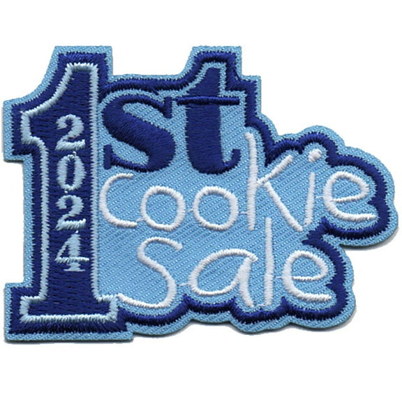 12 pieces 2" Custom Activity Scouts Applique Fun Patches - 2024 1st Cookie Sale