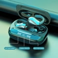 thumbnail image 3 of Inteprter Auriculares de conducción ósea con compatibilidad con Bluetooth, caja de carga para auriculares, gancho para la oreja, auricular Cables de audio/vídeo Oro, 3 of 6
