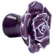 thumbnail image 5 of 6 uds. Perillas de puerta de cerámica Vintage con flores y rosas, manija para cajón de cocina (púrpura), elegantes perillas de cerámica para gabinete con flores rosas, 5 of 5