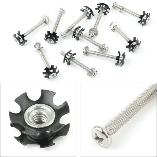 Set of 10 RV LADDER REPAIR KIT nuts Stainless Bunk Motorhome Parts