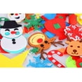thumbnail image 5 of Fun DIY Felt Christmas Tree Set with 41PCS Ornaments Home Decorations Wall Hanging Children's Felt Craft Kits for Kids Christmas New Year Party Favors (Christmas Tree), 5 of 7