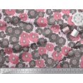 thumbnail image 3 of Soimoi Poly Georgette Fabric Artistic Flower Print Fabric by the Yard 42 Inch Wide, 3 of 3