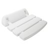 ANZZI Folding Shower Seat, Wall-Mounted Bathroom Safety & Comfortable Bath Seat 13.78 in. White