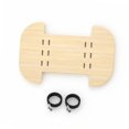 thumbnail image 3 of Plataforma de transporte para perros en bicicleta, estribo ancho de madera, extensión para accesorios de viaje. Pequeño con correas, 3 of 9