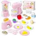 thumbnail image 1 of Juego de cocina de juguete Auvnei con batidora, batidora y tostadora para niños de 3 a 8 años, 1 of 1