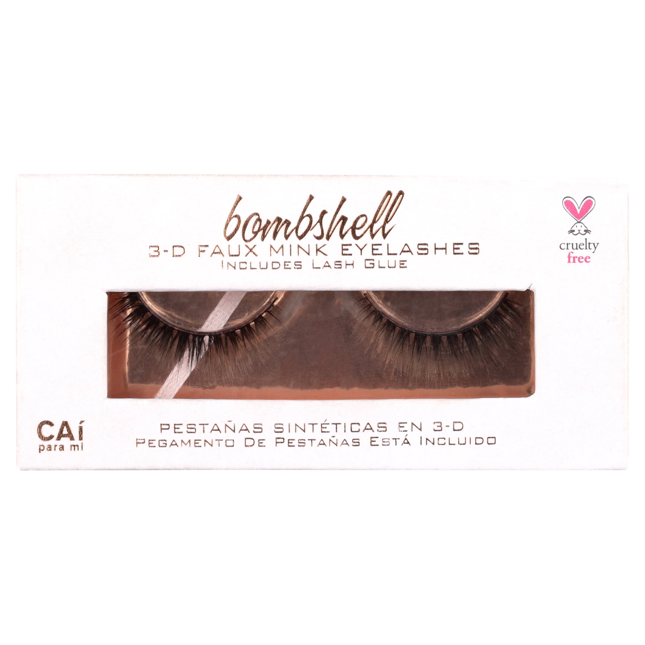 Cai Para Mi 3-D Faux Mink Lashes, Bombshell