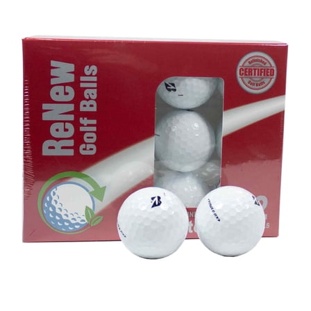 Pre-Owned Bridgestone Tour B RX Refinished Golf Balls, 12 Pack