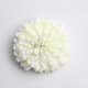 thumbnail image 4 of Cabezas de flores artificiales - Paquete de 10 crisantemos para decoración de bodas, para bebés Crema, 4 of 9
