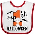 thumbnail image 3 of Inktastic First Halloween Baby Boys or Girls Baby Bib, 3 of 4