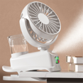 thumbnail image 2 of Four Speed Sprays Fan with Charging Capability, Mini Fan with Pedestal Clip, Suitable for Home and Office Use, Compact,B, 2 of 7