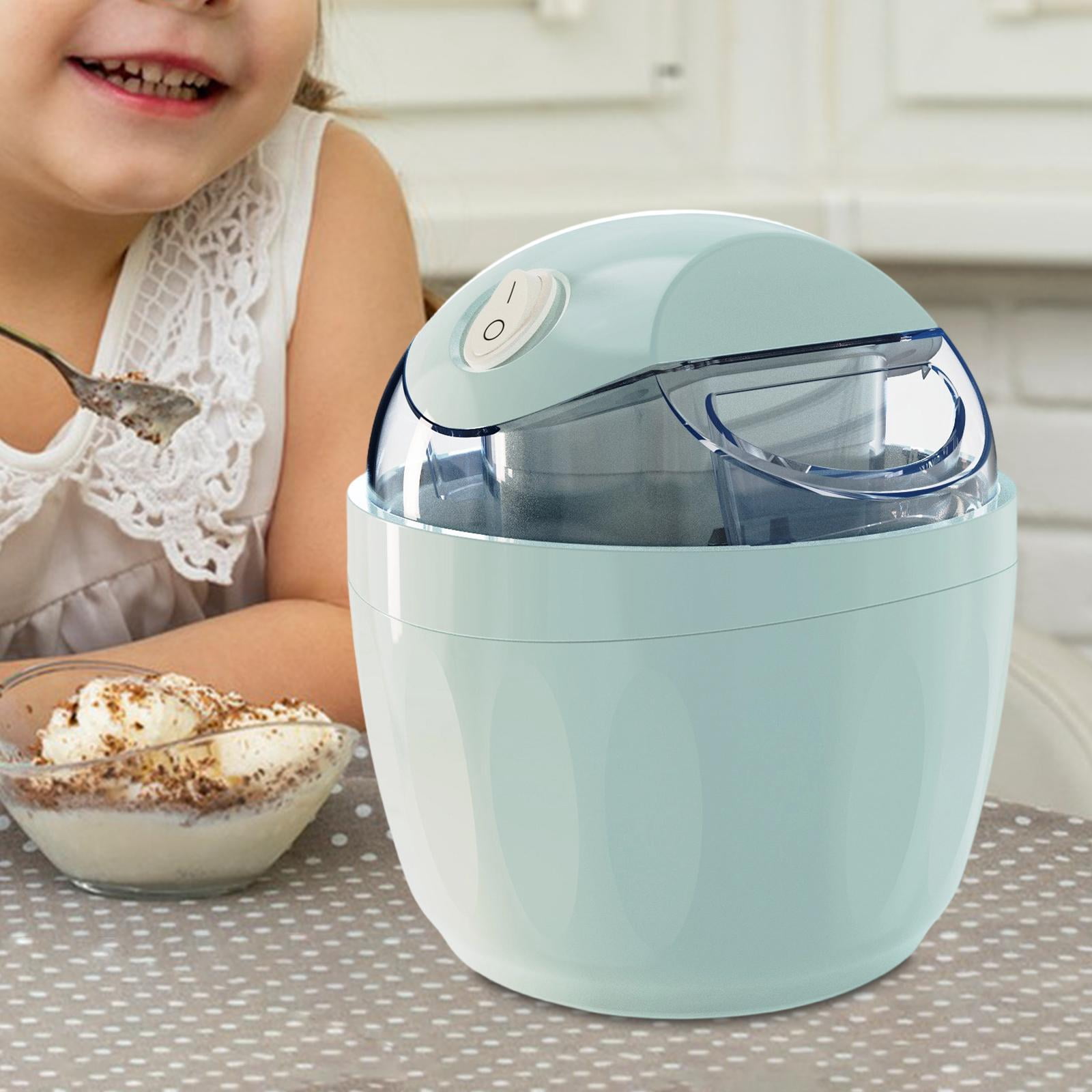 Axioma Electric Ice Cream Maker Easy to Clean and Use Home Use Summer Dessert Maker Blue