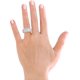 thumbnail image 3 of Guangzhoushicwz Anillo de eternidad con corte marqués de circonita cúbica brillante para mujer, 3 of 4