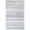 thumbnail image 3 of nuLOOM Codi Moroccan Banded Machine Washable Indoor/Outdoor Area Rug, 5' x 8', Green, 3 of 8
