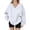 A-White515, variant on XIAONU Comfy Sweatshirt For Women Oversized V Neck Pullover Top Soft Casual Daily Sweatshirts
