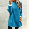 thumbnail image 2 of Fall Outfits for Women 2026 Long Sleeve Warm and cozy all through autumn and winter M Blue Fall Top, 2 of 5