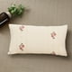 thumbnail image 5 of Almohada bordada cojín rosa flor sofás cama apoyo lumbar para la cabeza funda de almohada simple regalo de vacaciones, 5 of 6