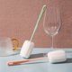 thumbnail image 3 of Cepillo de esponja suave para biberón de bebé, taza de chupete de alimentación para niños, boquilla de pezones, mango largo, taza de agua de limpieza, herramientas de cocina, 3 of 4