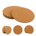 thumbnail image 3 of Shisuyan Cork Pot Tray Chocolate 5Pcs 7.9In Round Shape, 3 of 8