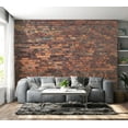 thumbnail image 6 of Tiptophomedecor Background & Patterns Wallpaper Wall Mural - Vintage Wall Red Brick, 6 of 8