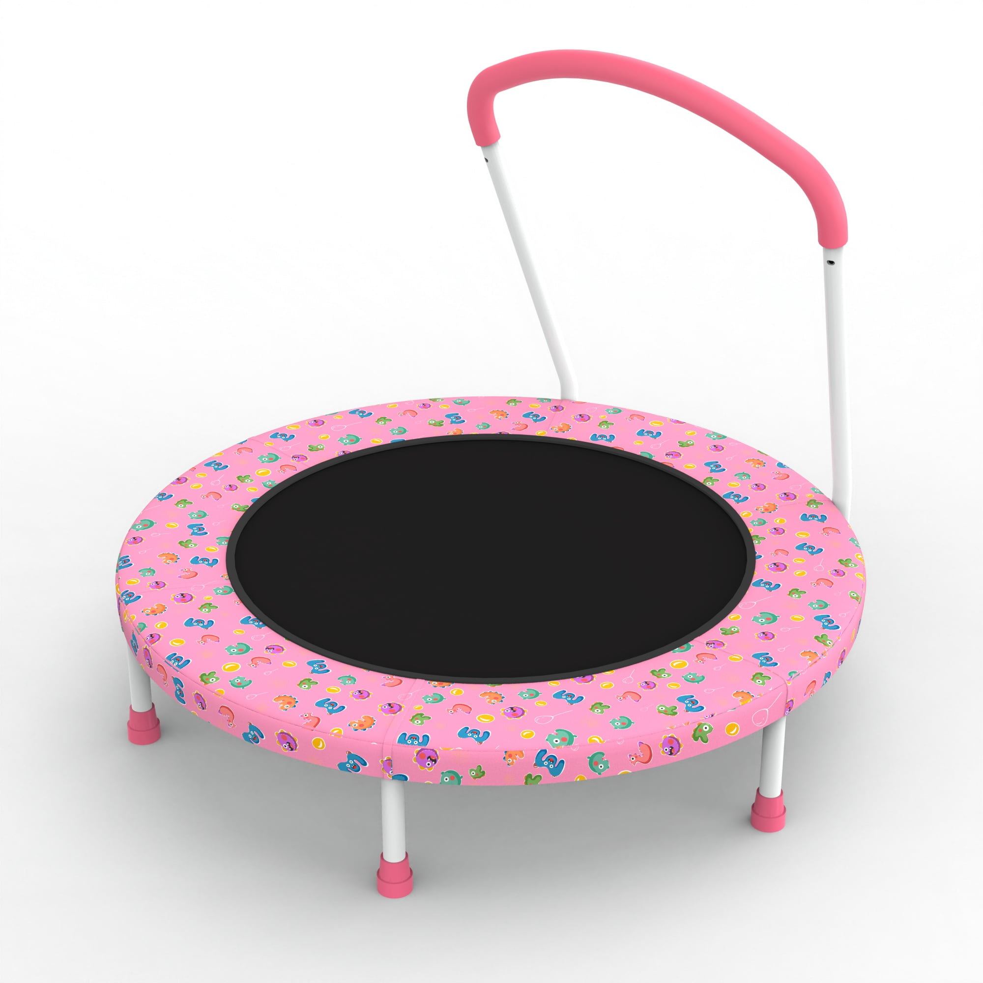 36" Mini Trampoline for Kids, SHINPT Trampoline for Toddlers for Birthday Gift, 36in Toddler Trampoline with Handle, Indoor/Outdoor Kids Trampoline, Small Trampoline for Yard, Lawn, Garden, Backyard