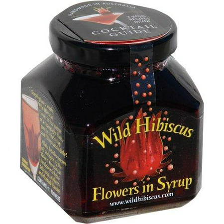 Wild Hibiscus Flowers in Syrup 8.8oz (250g)