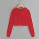 thumbnail image 4 of Cowsor Girls Casual Zipper up Sweatshirts Crop Jackets for Teens, 4 of 7