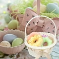 thumbnail image 7 of OATIPHO 2Pcs White Burlap Flower Basket Elegant Storage Basket for Wedding and Special Events, 7 of 7