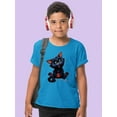 thumbnail image 2 of Kitten With A Ball T-Shirt Juniors -Image by Shutterstock,  Medium, 2 of 4