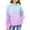 Pink, variant on Teen Girls Ribbed Hoodies Gradient Color Cute Trendy Pullover Hoodie with Pockets Kids Fleece Warm Sweatshirts Clothes