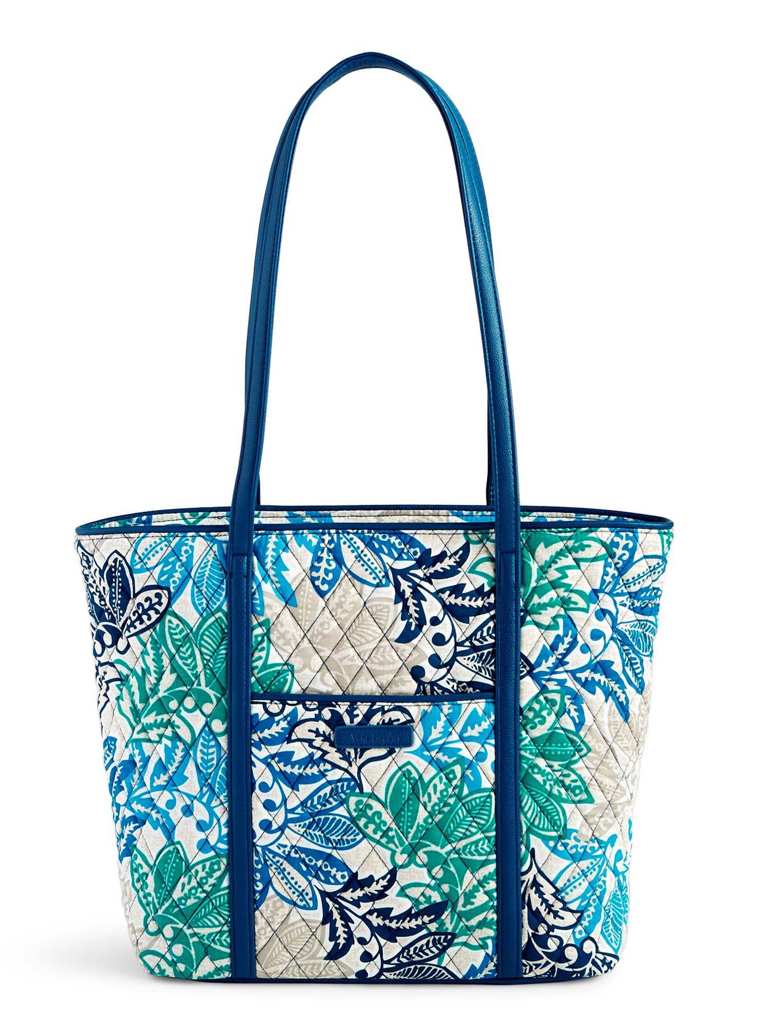 Vera Bradley Small Trimmed Vera Tote in Santiago