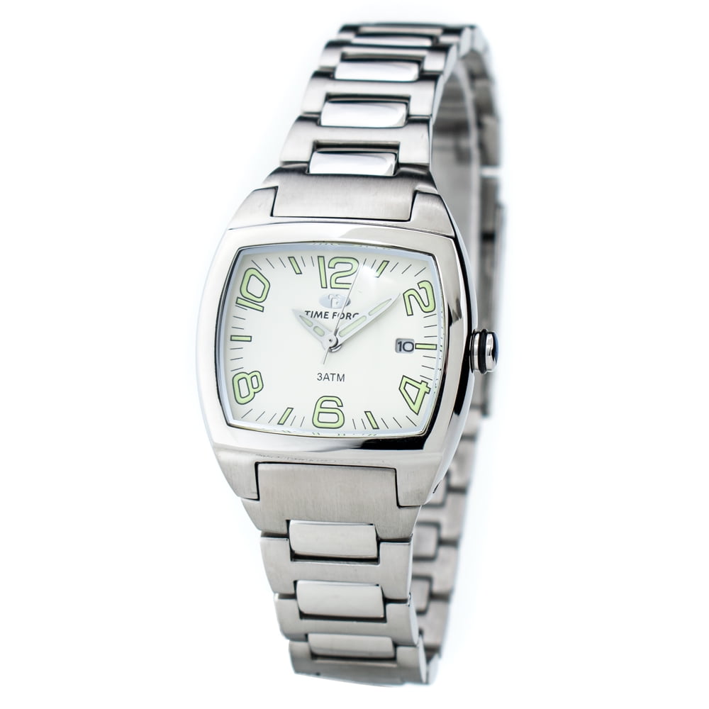 Time Force WATCH TIME FORCE STAINLESS STEEL WHITE SILVER WOMEN