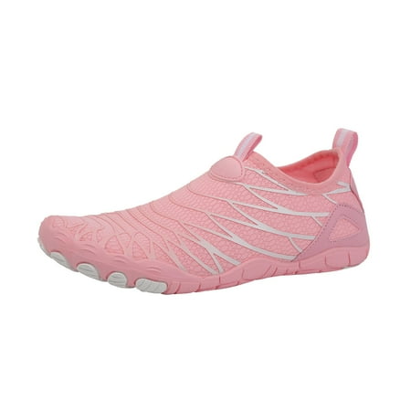 

GYUJNB Barefoot Water Shoes Women Mens Aqua Sock Athletic Hiking Water Sports Shoes for Swim Beach Pool Sand Diving Walking Size 8
