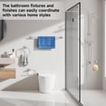 thumbnail image 7 of Classic 4-Piece Bathroom Accessories Set, 24-inch Towel Bar, Toilet Paper Holder, Towel Ring, and Robe Hook, Durable Zinc Alloy & Stainless Steel, (Polished Chrome Finish), 7 of 7